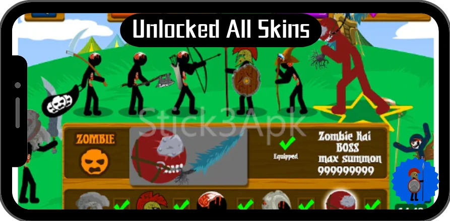Unlocked All Skins